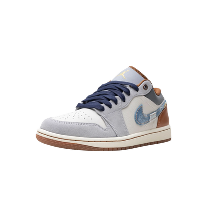 Nike Air Jordan 1 Low SE Repaired Denim Swoosh