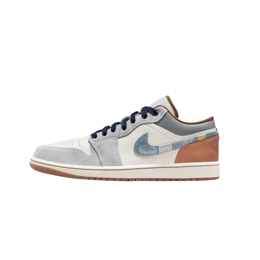 Nike Air Jordan 1 Low SE Repaired Denim Swoosh