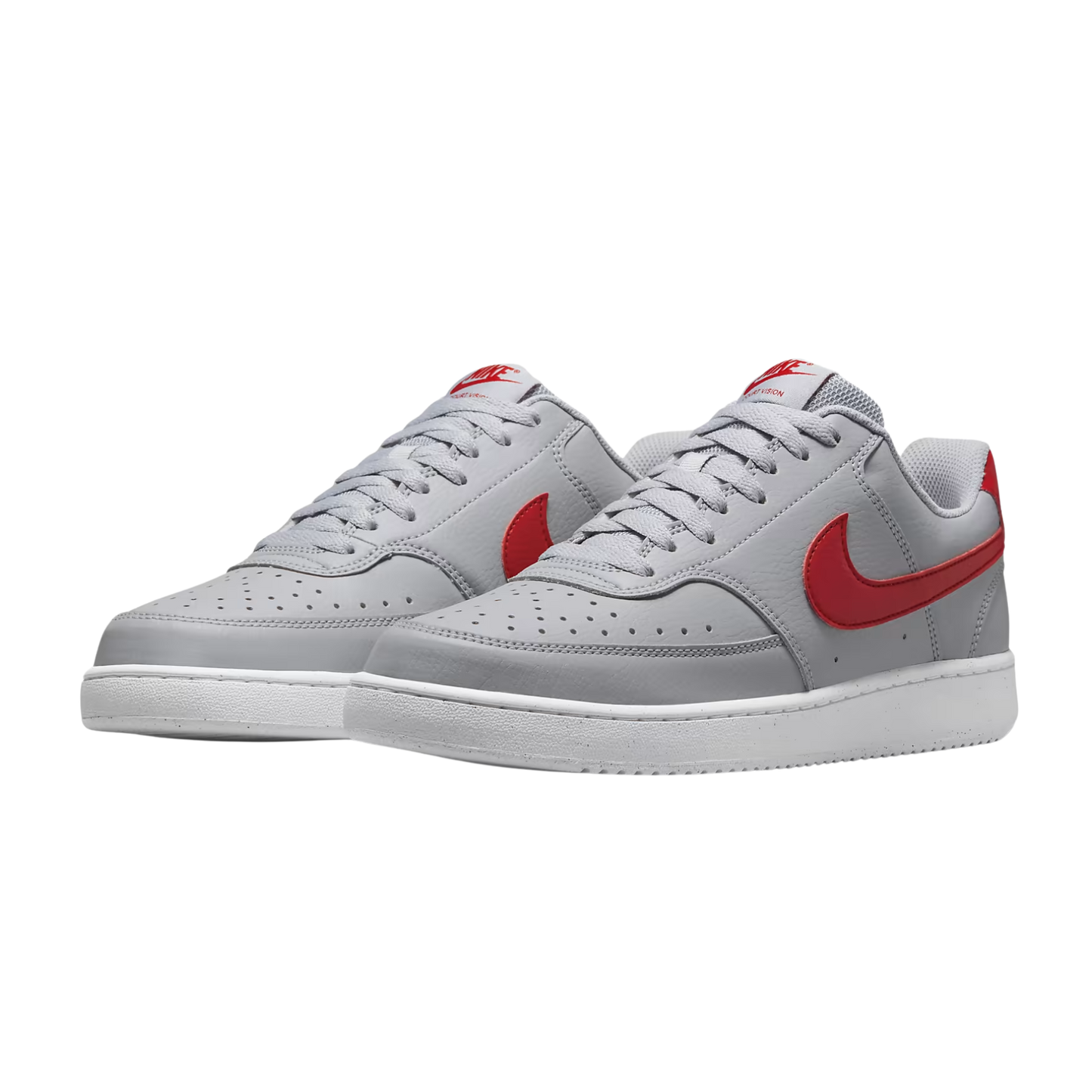 Nike Court Vision Low Next Nature Wolf Grey Red