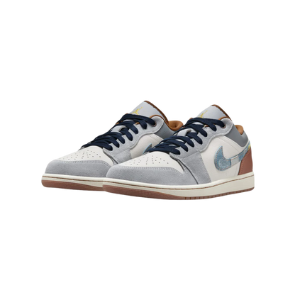 Nike Air Jordan 1 Low SE Repaired Denim Swoosh