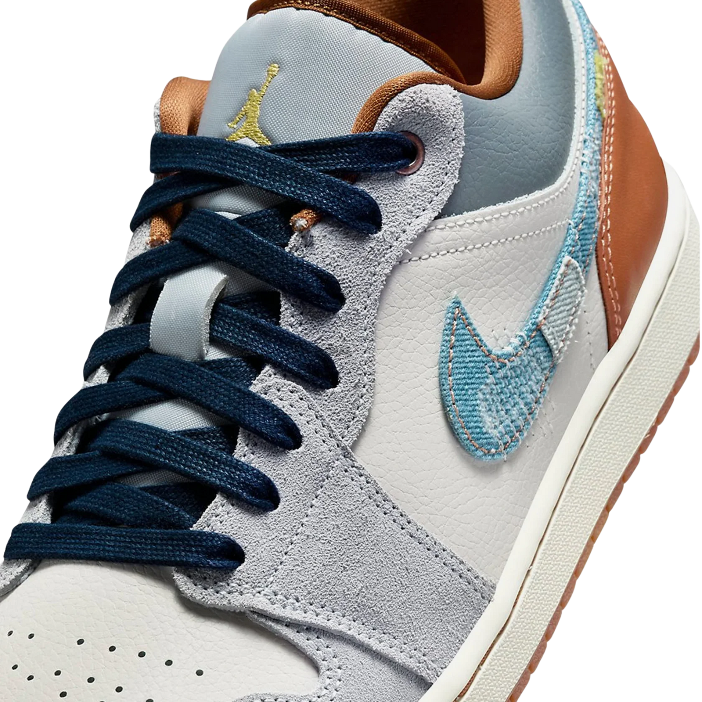 Nike Air Jordan 1 Low SE Repaired Denim Swoosh